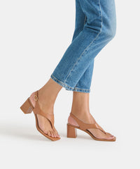 YVES HEELS SADDLE LEATHER