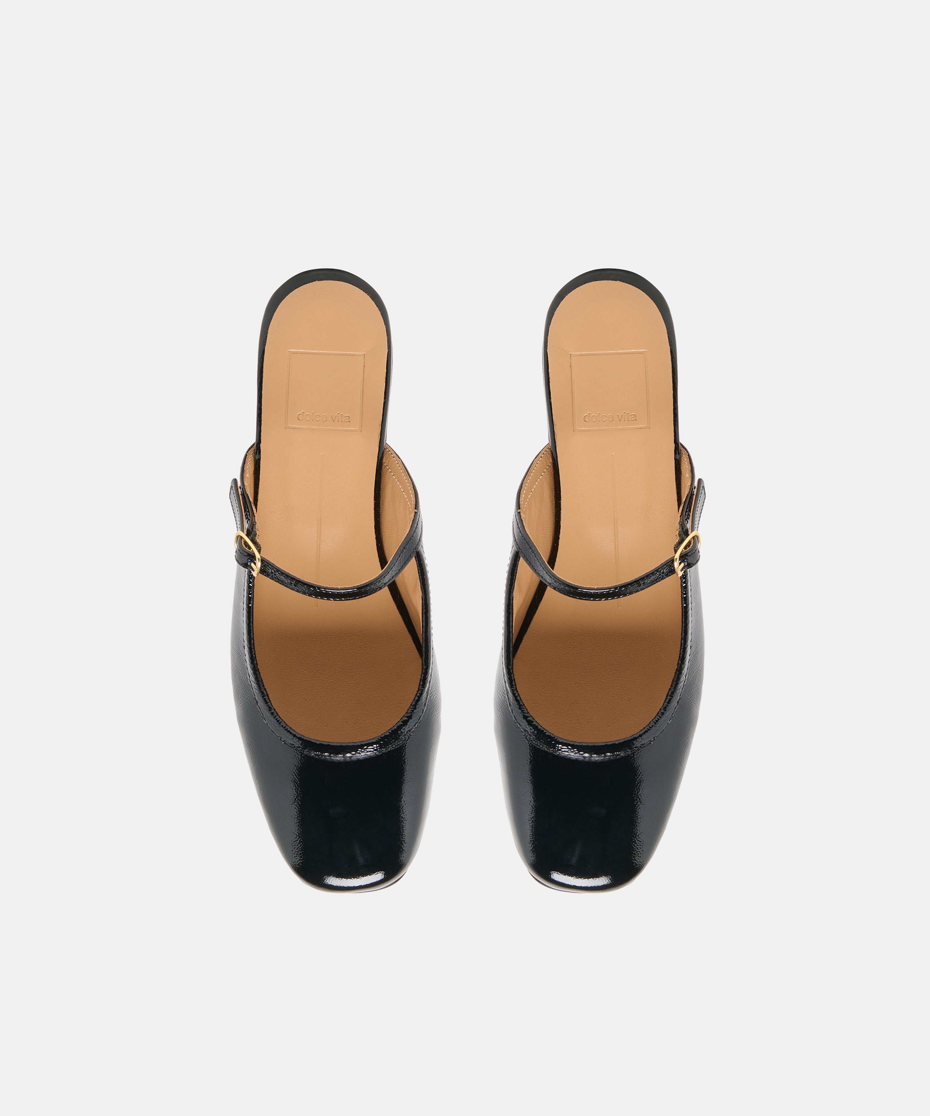 ELIO FLATS BLACK LEATHER