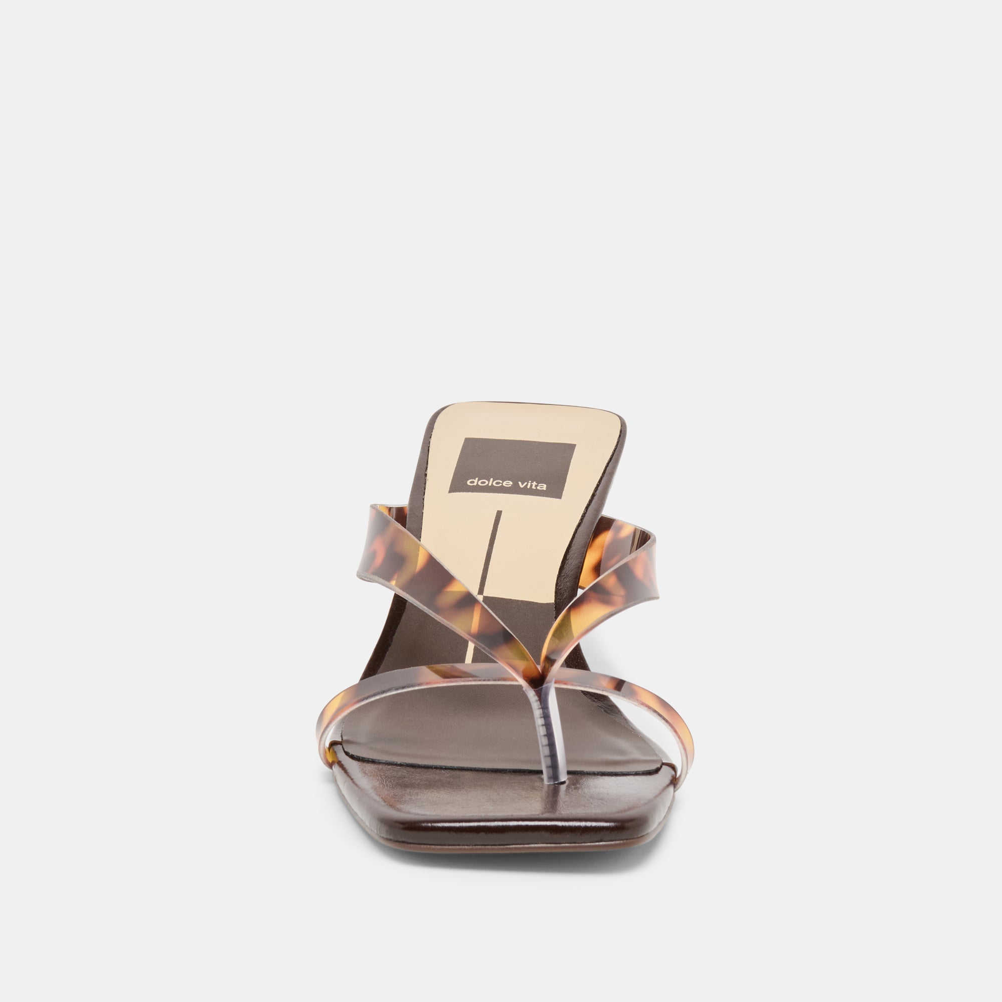 BREVEL VINYL HEELS TORTOISE JELLY