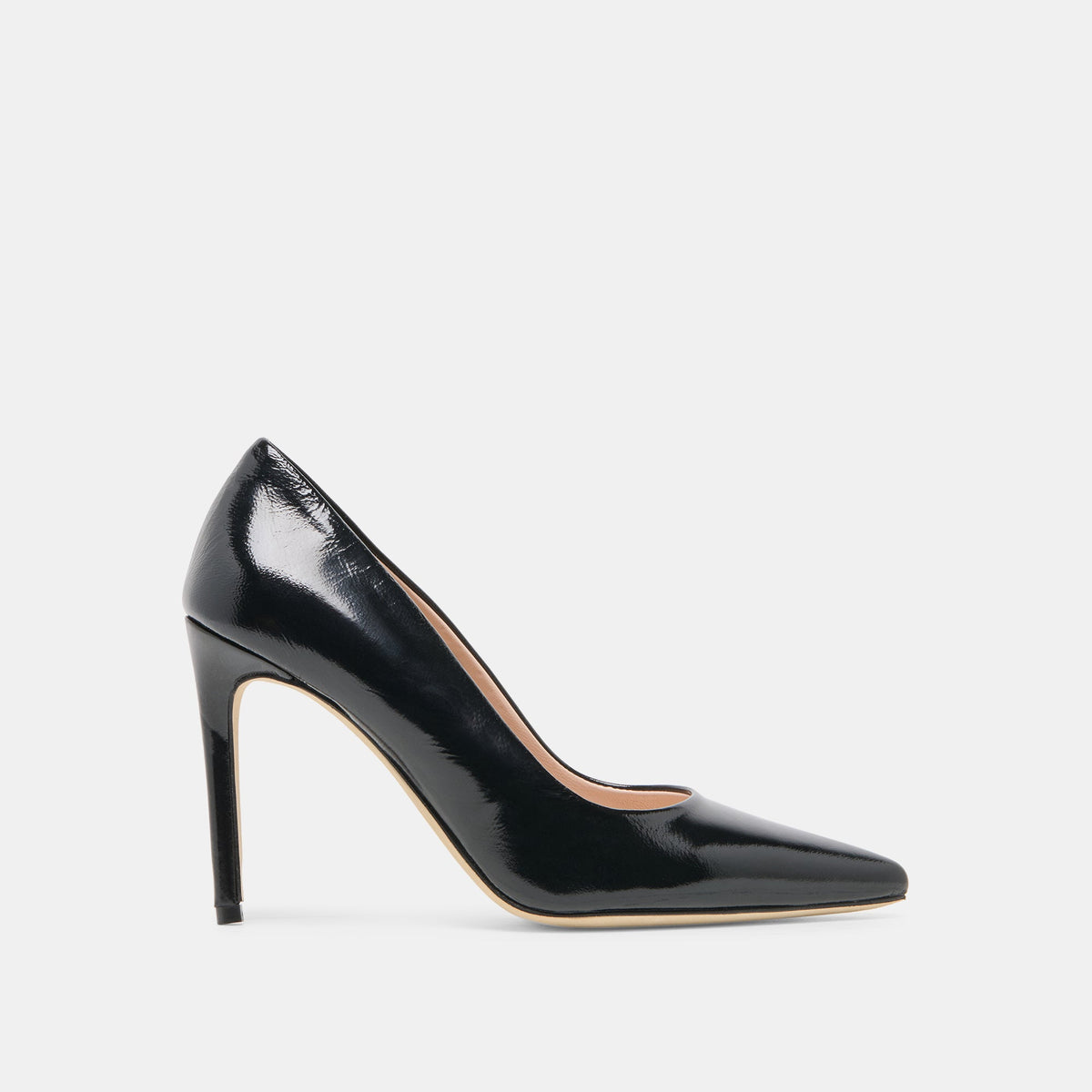 LANKY HEELS BLACK LEATHER