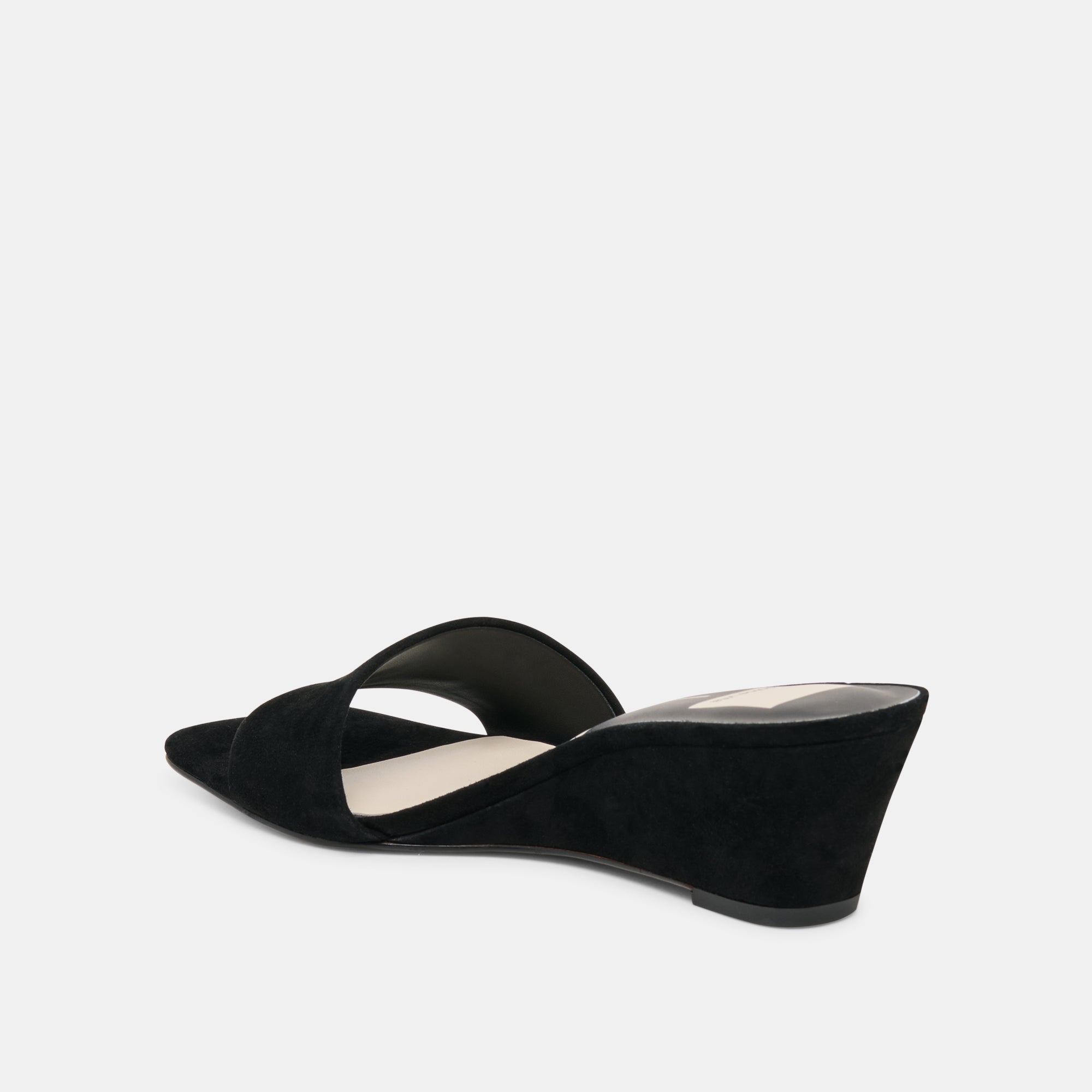 QAILY WEDGES ONYX SUEDE