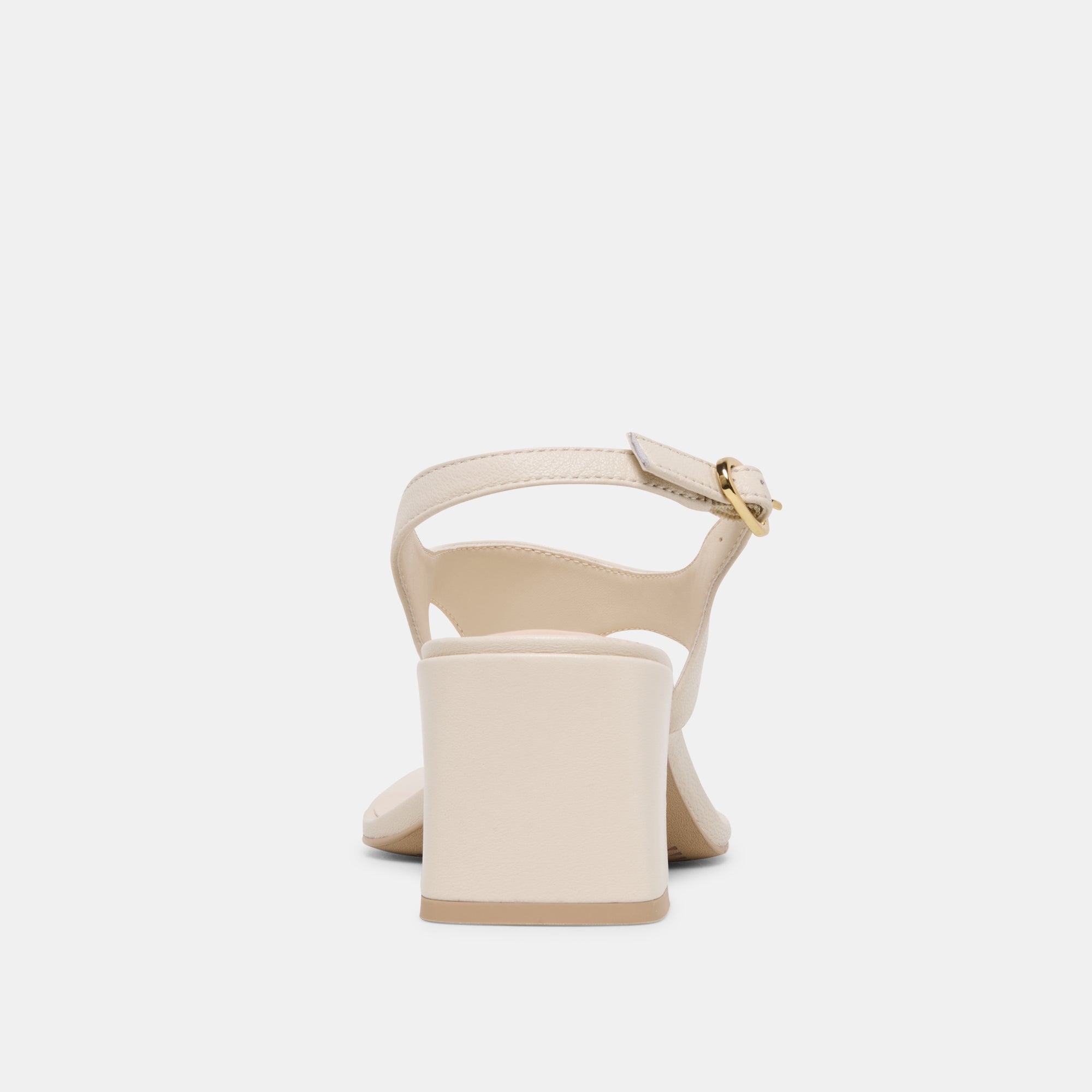 YVES HEELS IVORY LEATHER